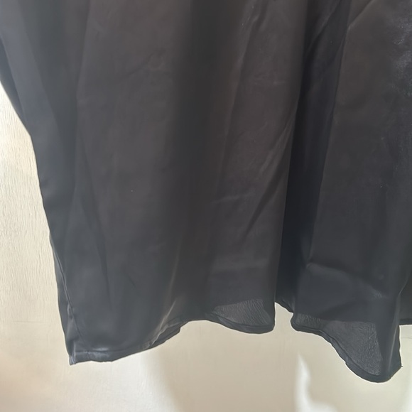 ASOS DESING BUTTON UP DRESS SHIRT BLACK LONG SLEEVE MEN Sz 3XL - Picture 6 of 10